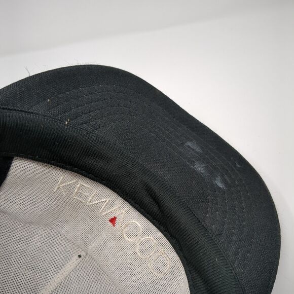 Kenwood Snapback Trucker Hat Black OS Adjustable Embroidered Mesh Back Otto - Picture 7 of 9
